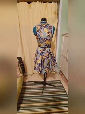 Fit N Flare Closet London Floral Print Dress